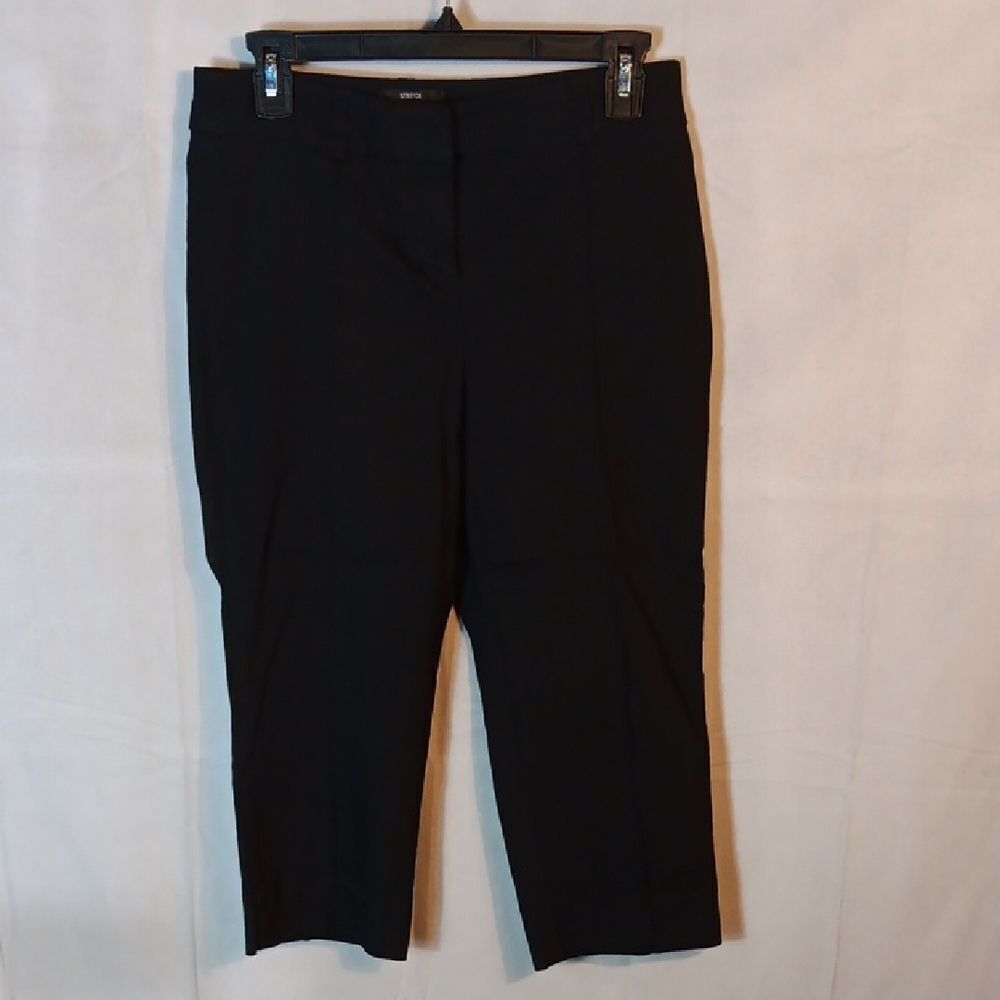 Style & Co. Black Cropped Capris